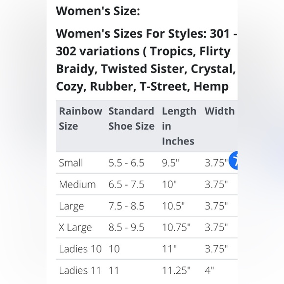 Rainbow Sandals T-Street
Single Layer Leather
Sandal in Sierra Brown size Medium - Picture 9 of 9